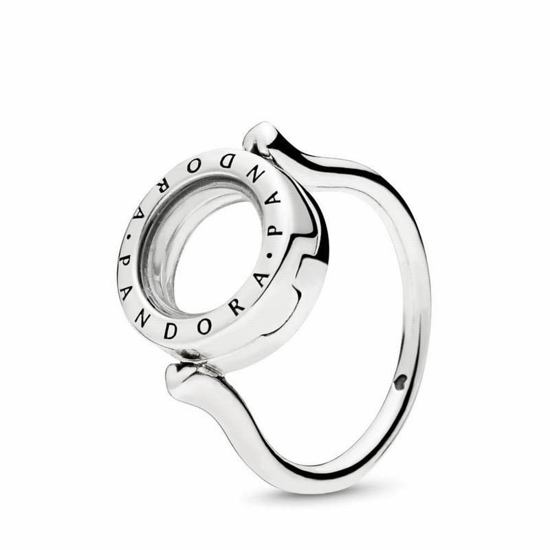 Pandora Floating Locket Stackable Ring Canada - Sterling Silver (53OQISXVA)